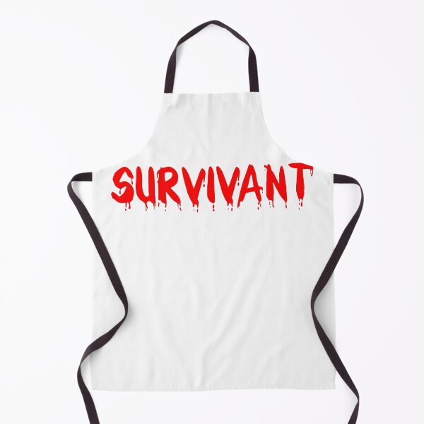 Item preview, SURVIVOR TEXT POSITIVE SIMPLE FUN VINTAGE RED designed and sold by martinosfr.