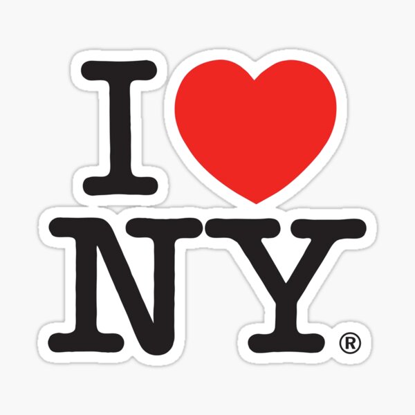 I LOVE NY Sticker
