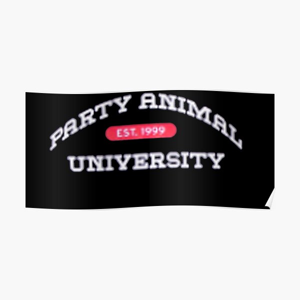 Merch de animales de fiesta de Bryce Hall Póster