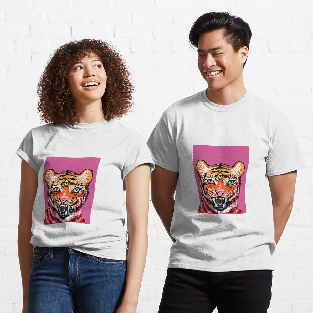 Essential Screen Printing Third Eye Detroit Tigers T-Shirt L