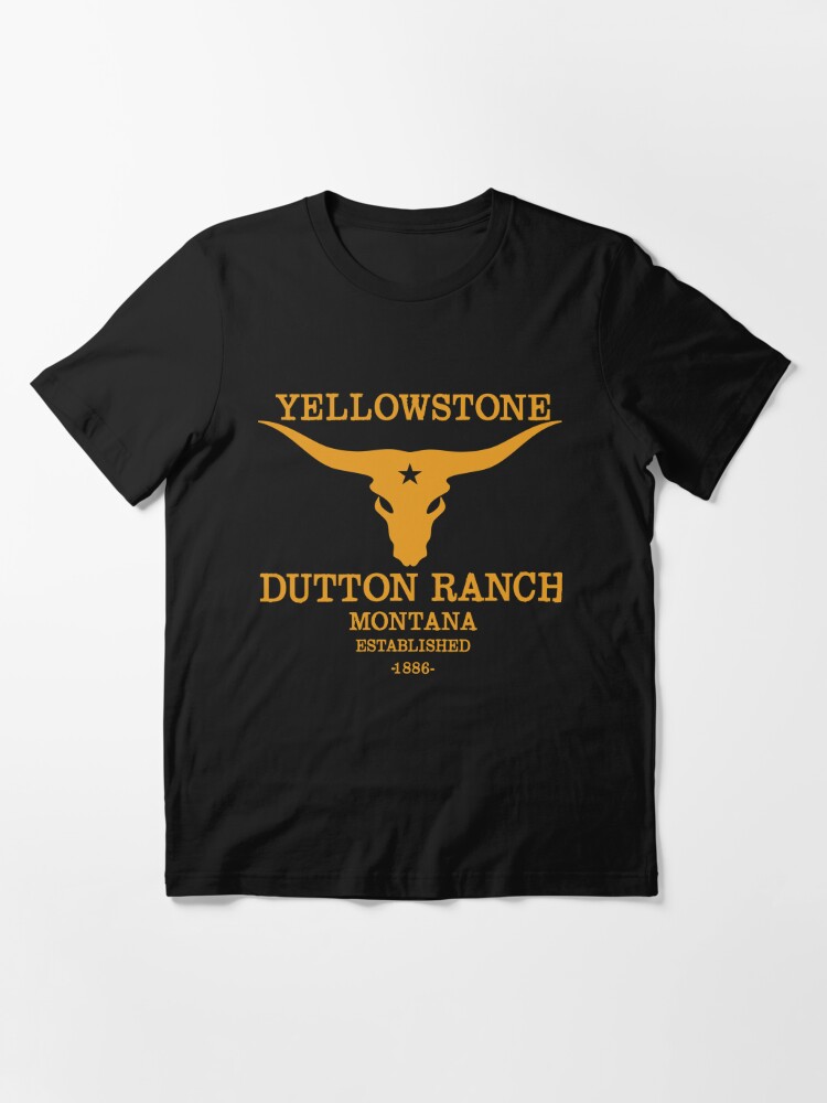 T Shirt « Conception De Vêtements Yellowstone Skull Bull Dutton Ranch