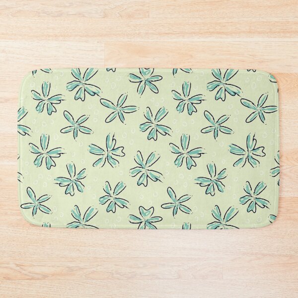 Item preview, Petite flower pattern green designed and sold by LauMonart.