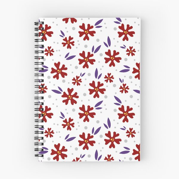 Item preview, Floral Seamless Red Blue White Patterns #2 designed and sold by SalahBlt.