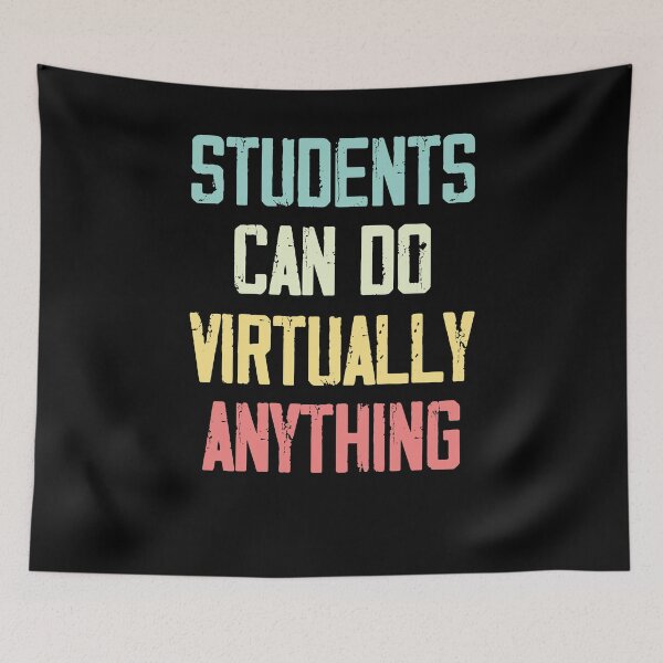 Item preview, students can do virtually anything ,students 2020, back to school elearnin  designed and sold by Noussairox.
