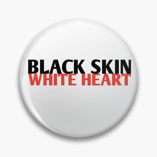 Item preview, Black skin, white heart designed and sold by Ayoublab.