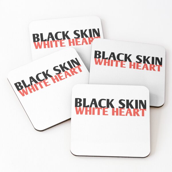 Item preview, Black skin, white heart designed and sold by Ayoublab.