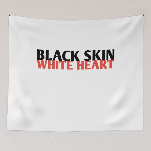 Item preview, Black skin, white heart designed and sold by Ayoublab.