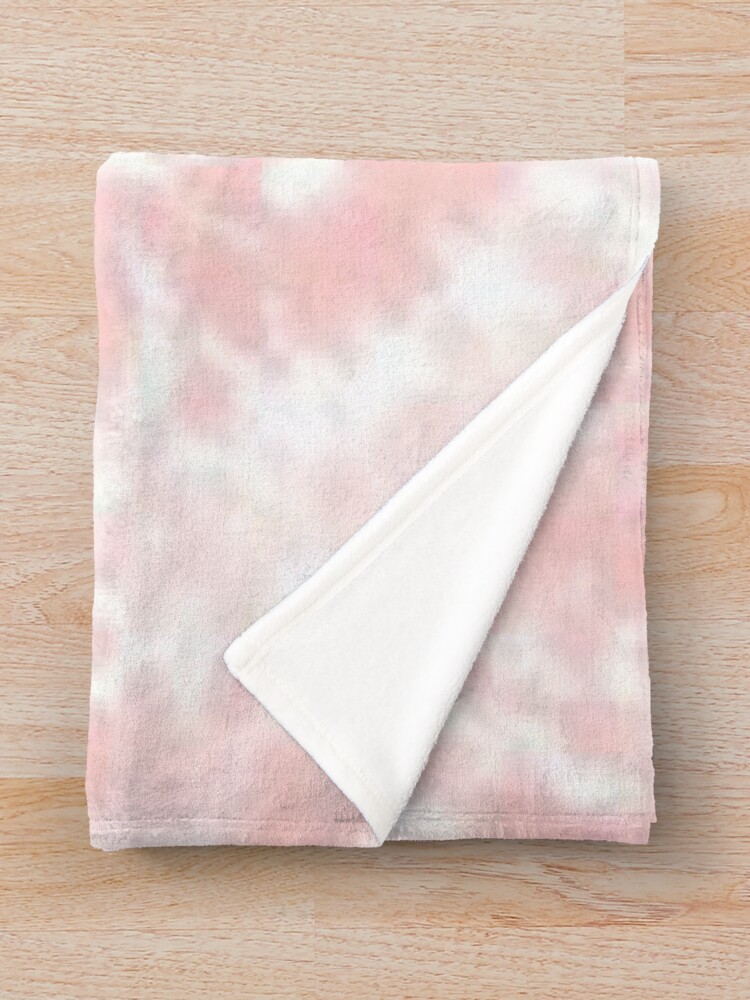 "Pink Swirl Tie Dye" Throw Blanket by nataliewilsom Redbubble