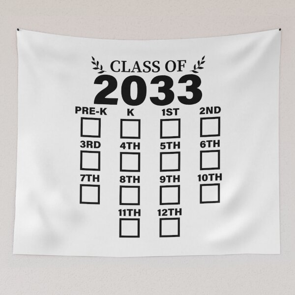 Item preview, CLASS OF GRADUATION 2033, GROW WITH ME designed and sold by TheFirstOne.
