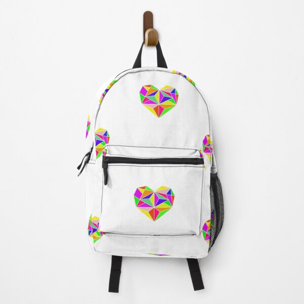 Item preview, Rainbow Heart Geometric Lines designed and sold by SilverSquirrels.