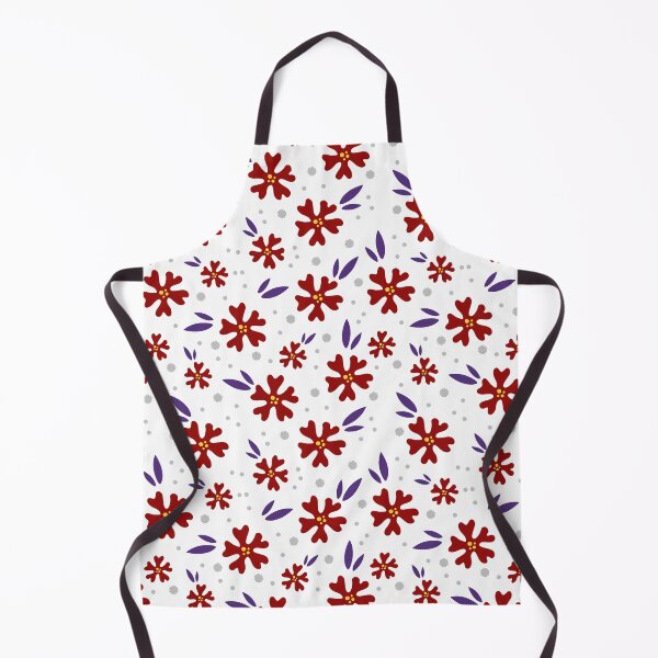 Item preview, Floral Seamless Red Blue White Patterns #3 designed and sold by SalahBlt.