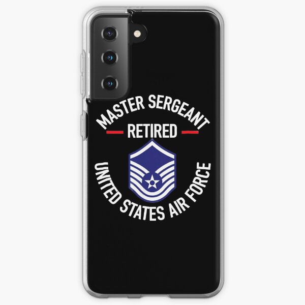 Master Sergeant Retired Air Force Military Retirement Samsung Galaxy Soft Case