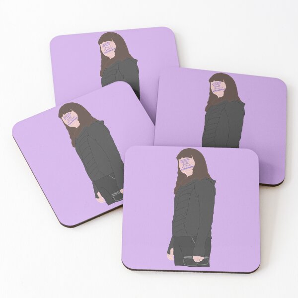 Item preview, Rhian, killing eve season 3 purple background quote on face "i was trained to wear clothes that allow a full range of movement" designed and sold by emcazalet.