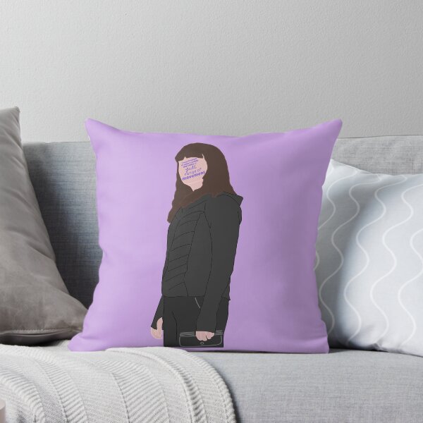 Item preview, Rhian, killing eve season 3 purple background quote on face "i was trained to wear clothes that allow a full range of movement" designed and sold by emcazalet.