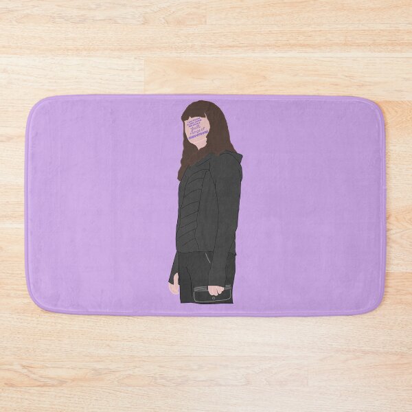 Item preview, Rhian, killing eve season 3 purple background quote on face "i was trained to wear clothes that allow a full range of movement" designed and sold by emcazalet.