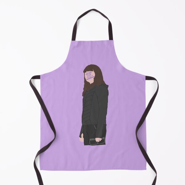 Item preview, Rhian, killing eve season 3 purple background quote on face "i was trained to wear clothes that allow a full range of movement" designed and sold by emcazalet.