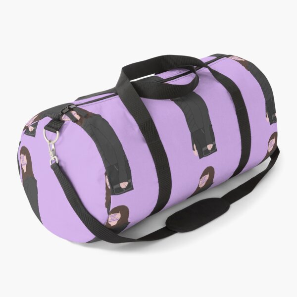 Item preview, Rhian, killing eve season 3 purple background quote on face "i was trained to wear clothes that allow a full range of movement" designed and sold by emcazalet.