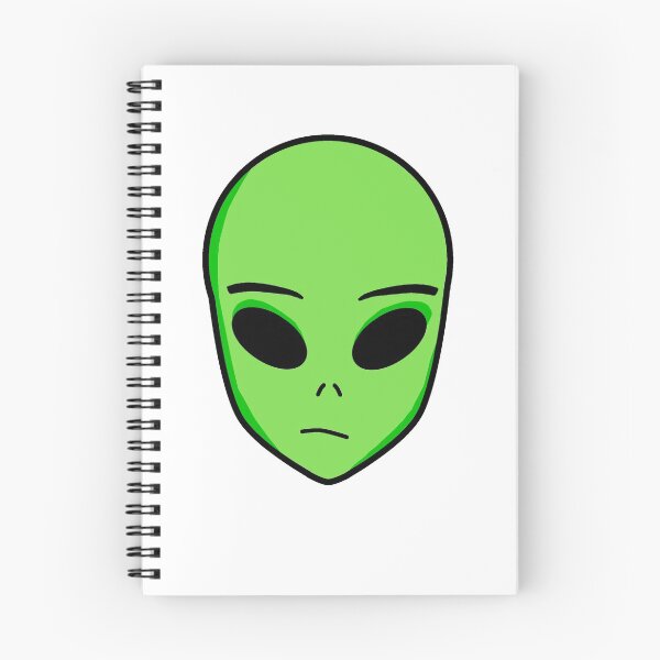 Item preview, alien illustration designed and sold by emsfunkydesigns.