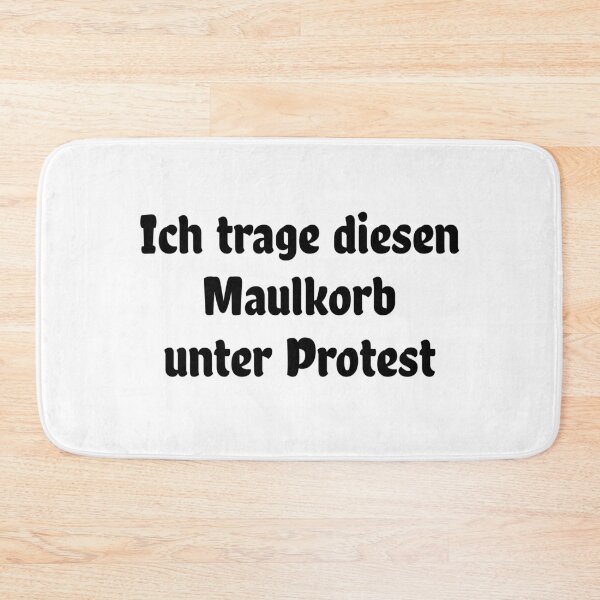 Item preview, Ich trage diesen Maulkorb unter Protest designed and sold by cursotti.