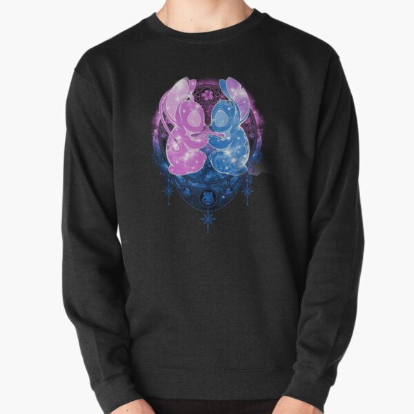 stitch love angel 22 Pullover Sweatshirt