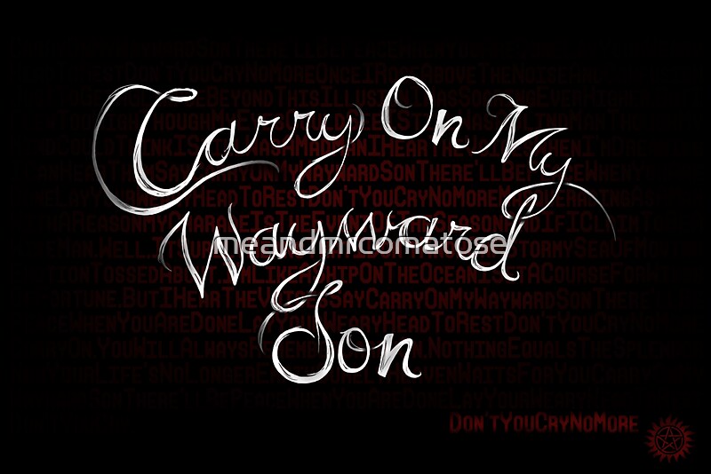 carry on my wayward son lyrics meaning