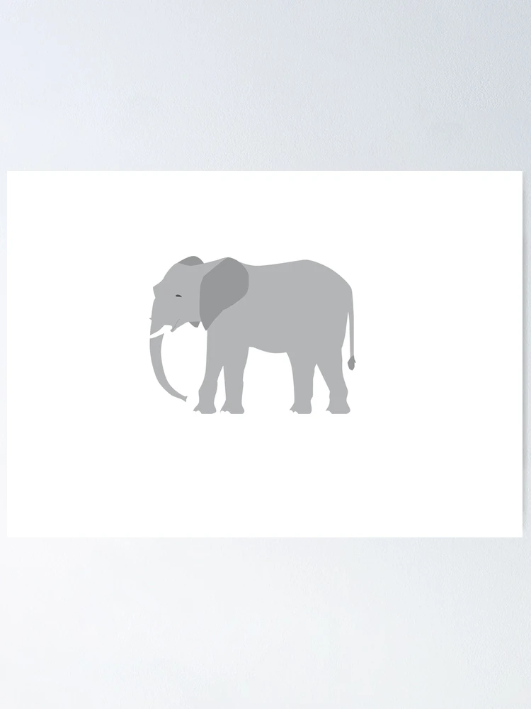 Thumbnail 1 of 3, Poster, Elephant designed and sold by easmoc.