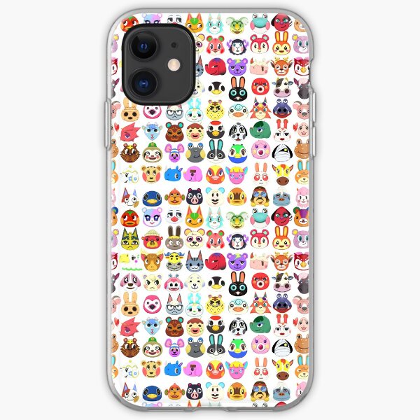 Villagers Pattern iPhone Soft Case