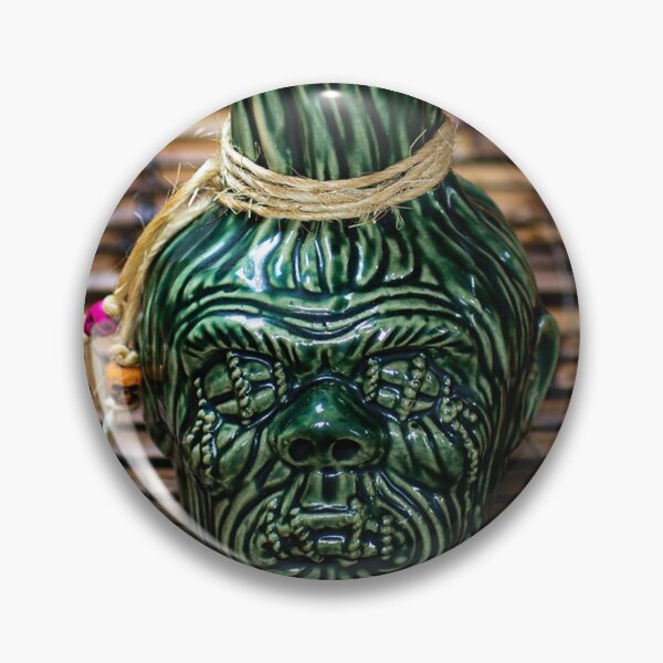 Item preview, Zombie Tiki Cocktail in a Zombie Tiki Mug full of rum designed and sold by electricdreamz.