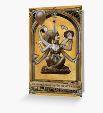 Birthday Goddess Greeting Card