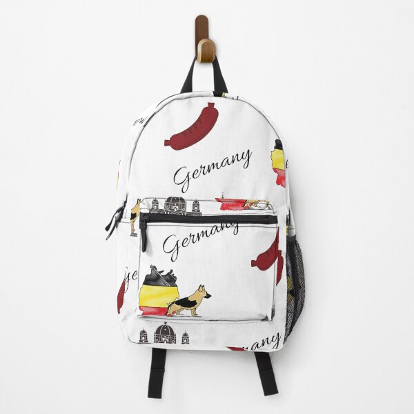 Item preview, Germany Sausage German Shepherd Montage designed and sold by Traveledesigns.
