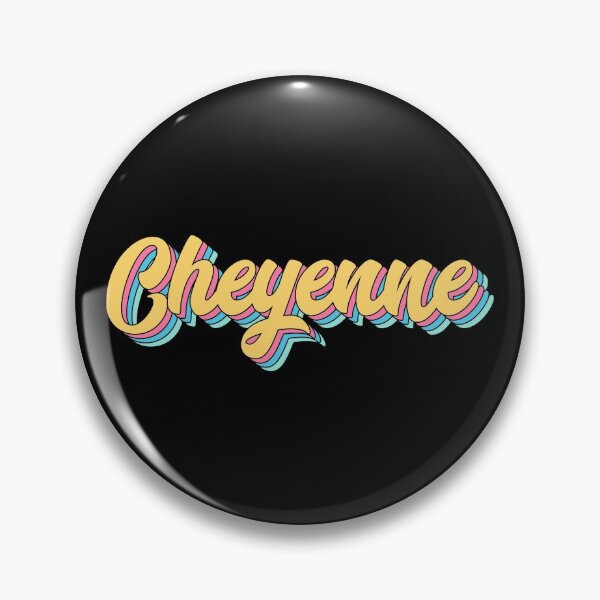 Item preview, Cheyenne Retro Yellow Script designed and sold by modeoftravel.