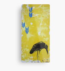 Stork Metal Print