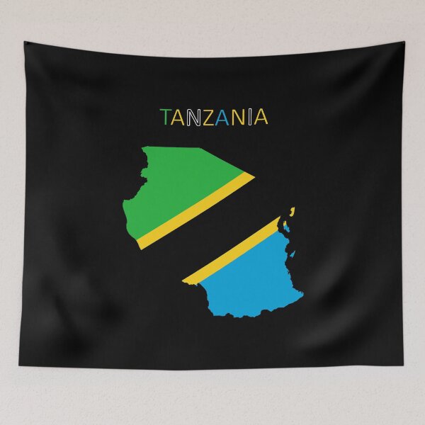 Item preview, Tanzania Flag - Art design designed and sold by AndiHK.