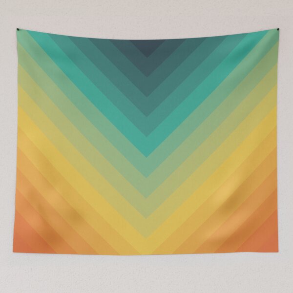 Item preview, Retro Coloured Trippy Abstract Design designed and sold by justjonboy.