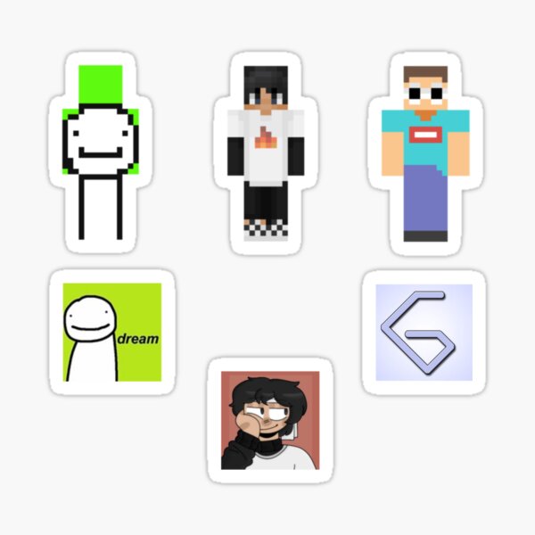 Fundy’s MCYT Minecraft Skin Sticker for Sale by JaypegDesigns