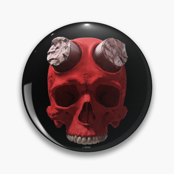Item preview, REDSKULL 07-01 - a horns red skull designed and sold by Radu-Gabriel.