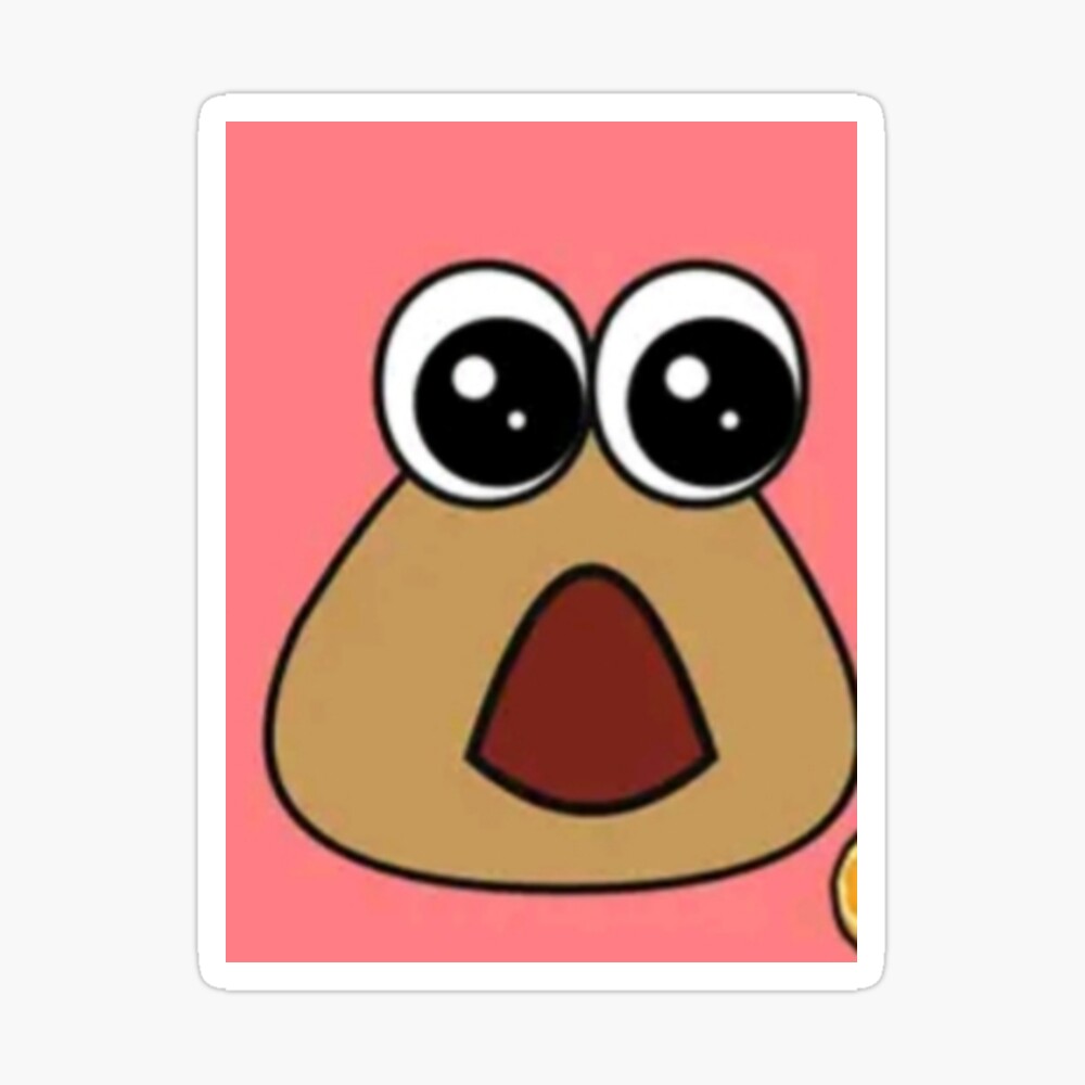 Pou Roblox Face Magnet for Sale by Kirboos