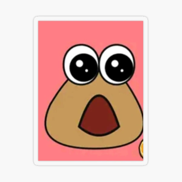 Pou Sticker for Sale by Asahi-kun