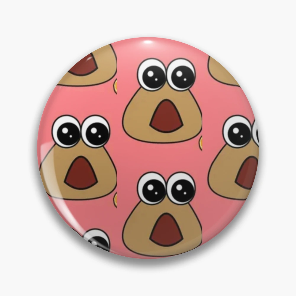 Pou Roblox Face Pin for Sale by Kirboos