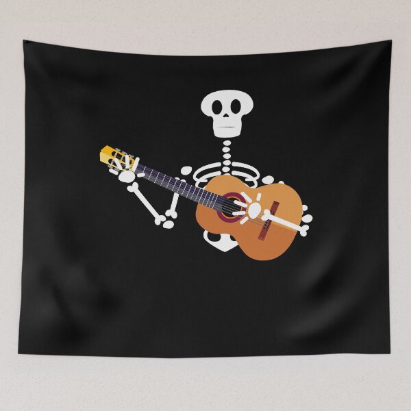 Item preview, Skeleton Acoustic Guitar Player designed and sold by ZiesMerch.