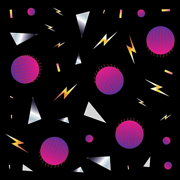 Artwork thumbnail, Retro Pattern by ThatMerchStore