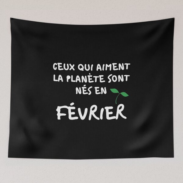 Item preview, THOSE WHO LOVE THE PLANET ARE BORN IN FEBRUARY designed and sold by goseriesfilms.