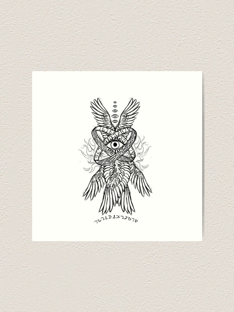 Ophanim Art Print By Seascraper Redbubble