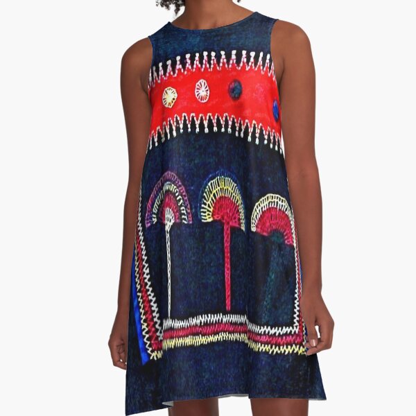 Akha Tunic A-Line Dress
