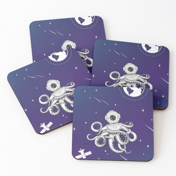 Item preview, Steampunk Space Octopus with Diving Bell Helmet designed and sold by DeAnna Hickman.