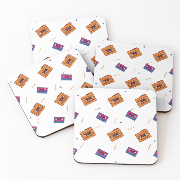 Item preview, Retro Cassette Tape Pattern  designed and sold by ThatMerchStore.
