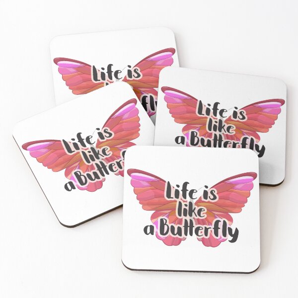 Item preview, Life Is Like A Butterfly Girly pink designed and sold by Medmac's Designs.