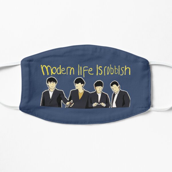 Classic Vintage Modern Life Is Rubbish Mask