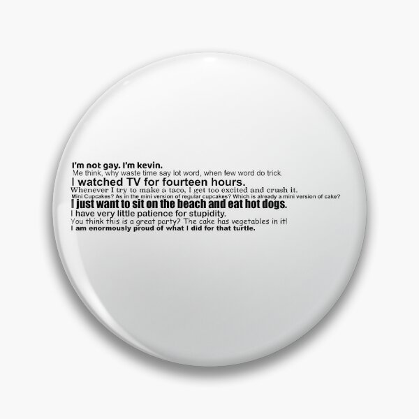 Item preview, Kevin Malone Quotes designed and sold by yrhomesclice.