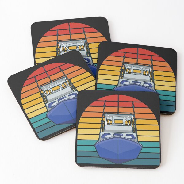 Item preview, fishing boat, sunset, beach, bait, water, fishing poles, surf, summer, blue, fishermen, bass,  designed and sold by prteacool.